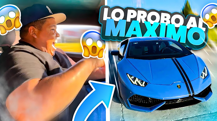 INVITE AL G0RD0 RAP A MANEJAR MI NUEVO LAMBORGHINI😱 | ManuelRivera11