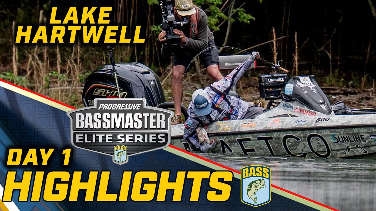 Highlights: Day 1 of Bassmaster ELITE at Lake Hartwell