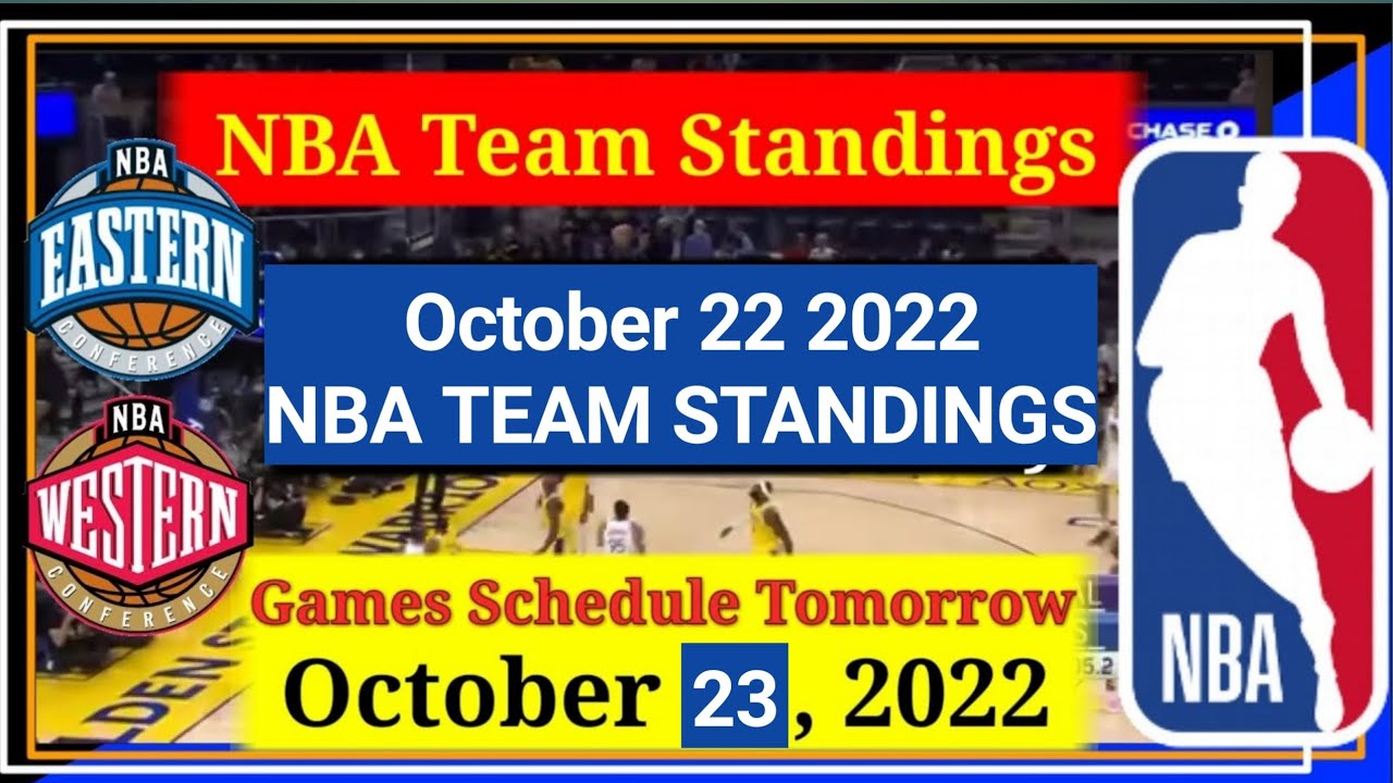 nba-standings-nba-schedule-today-oct-22-2022-23-nba-stadings-youtube