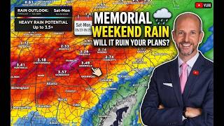 Thursday weather vlog 5/21/2026: Here's the latest on rain and storm chances this weekend.
