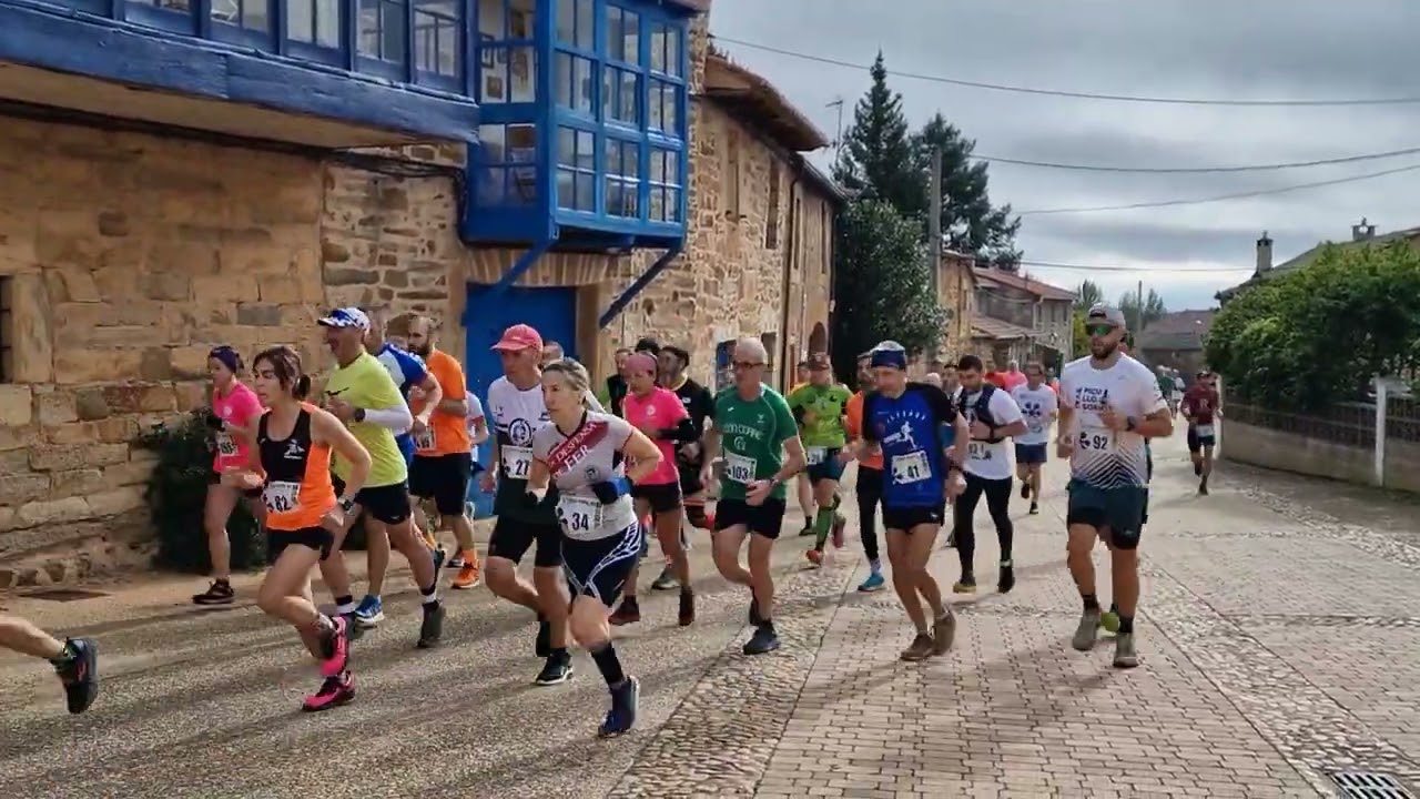 SALIDA VII CROSS POPULAR SANTA COLOMBA DE SOMOZA 13-10-2024
