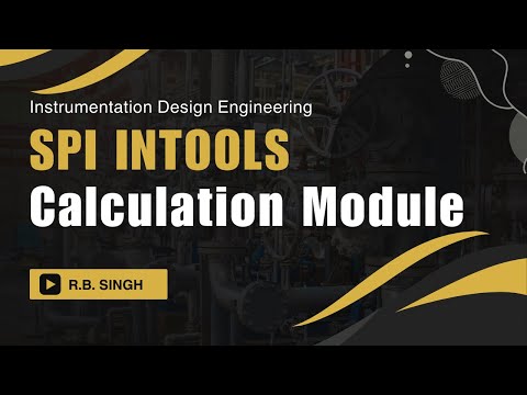 SPI INtools | Calculation Module | Instrumentation Design