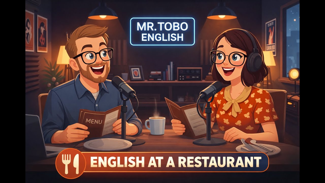 English at a Restaurant 🍽️ | Real Restaurant Conversation (Beginner Podcast)