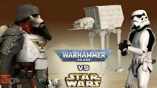 WARHAMMER 40K vs STAR WARS: Death Korps of Krieg vs Galactic Empire – Men of War: Assault Squad 2