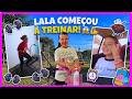 Nossa semana com novidade 💪✨ Lala começou a treinar!