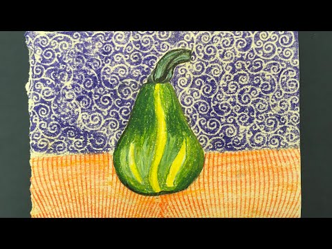 Draw What You See : Gourd Still Life