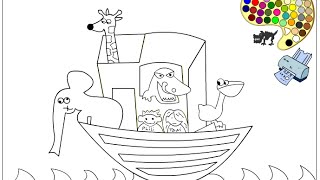 Ark Coloring Pages For Kids - Ark Coloring Pages