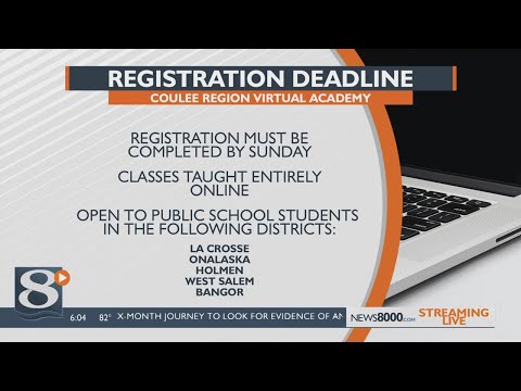 Registration deadline coming for Coulee Region Virtual Academy