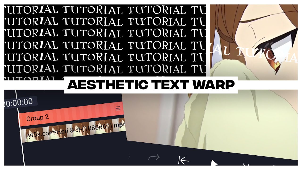 Aesthetic Text Warp | Alight Motion | Rare Effect