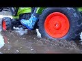 BaBy застрял в ГРЯЗИ.FUNNY BABY Big Truck stuck in the mud.Ride On POWER WHEEL