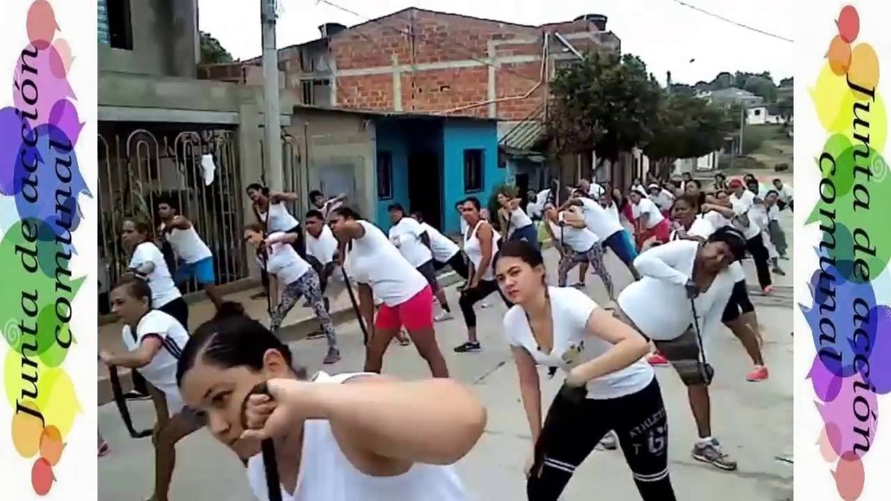 Aeróbicos con el Programa "Hábitos y Estilos de Vida Saludable" - Comité de Deporte y Cultura J.A.C.