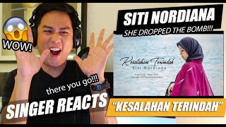 Siti Nordiana - Kesalahan Terindah | SINGER REACTION