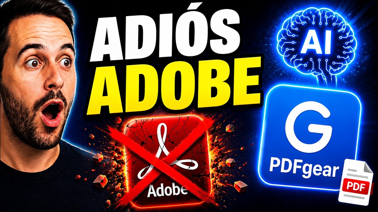 🔥El MEJOR Editor PDF GRATIS con IA (Adiós Adobe) - YouTube