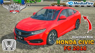 🔴 HONDA CIVIC FC 2016 BUSSID 🔴 Download Now | Bus Simulator Indonesia screenshot 4