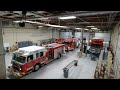 Time Lapse of Lincoln Fire & Rescue  Logistic Crew Working On Fire Trucks and Engines #gopro