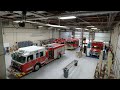 Time Lapse of Lincoln Fire & Rescue  Logistic Crew Working On Fire Trucks and Engines #gopro