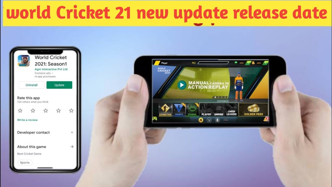 world Cricket 2021 Game new update release