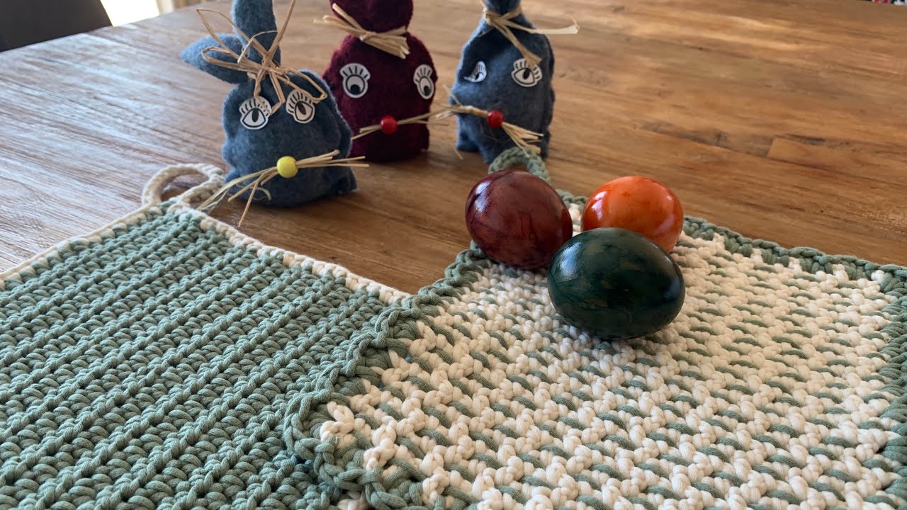 Projekt 79: handgehäkelter Topflappen mit Eva Moser-Klein