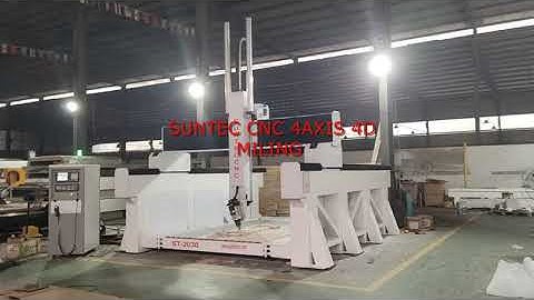 SUNTEC 4 AXIS 180 DEGREE ROTARY 3D MOULD BATHROOM MOULD MAKING CNC ROUTER