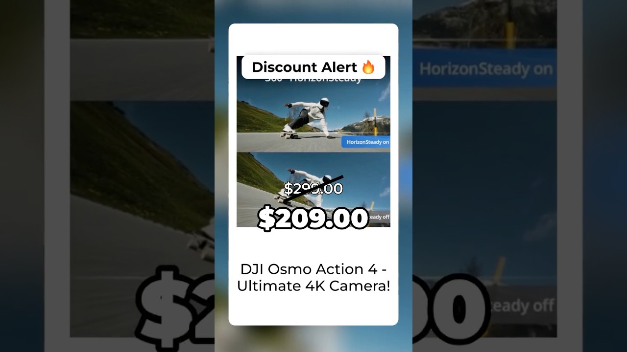 DJI Osmo Action 4 Standard Combo on Sale! 🌊🎥