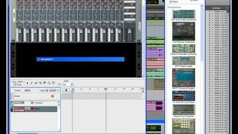 Propellerhead Reason 5 and ProTools 8LE pt.1