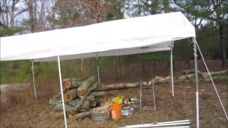 Harbor Freight Carport Fix! - YouTube