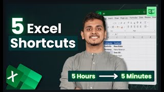 5 Powerful Excel Shortcuts You Need to Master NOW | Office Master | Aditya Goenka