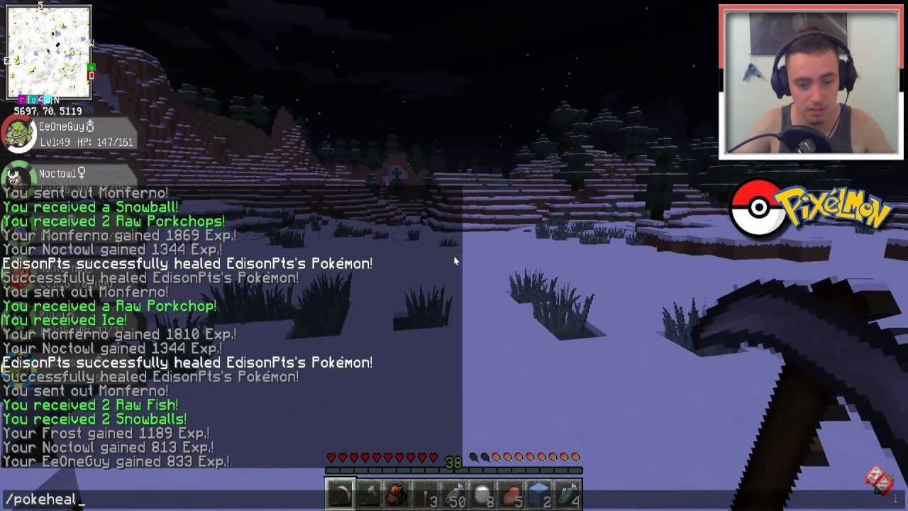 Minecraft: Pixelmon - #10 - Lololoshka стал Покемоном (Pokemon Mod 4.0.5, Покемоны в Майнкрафте)