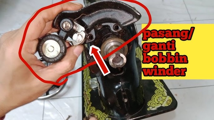 How to fit Bobbin Winder on sewing machine, Mechanic tutorial