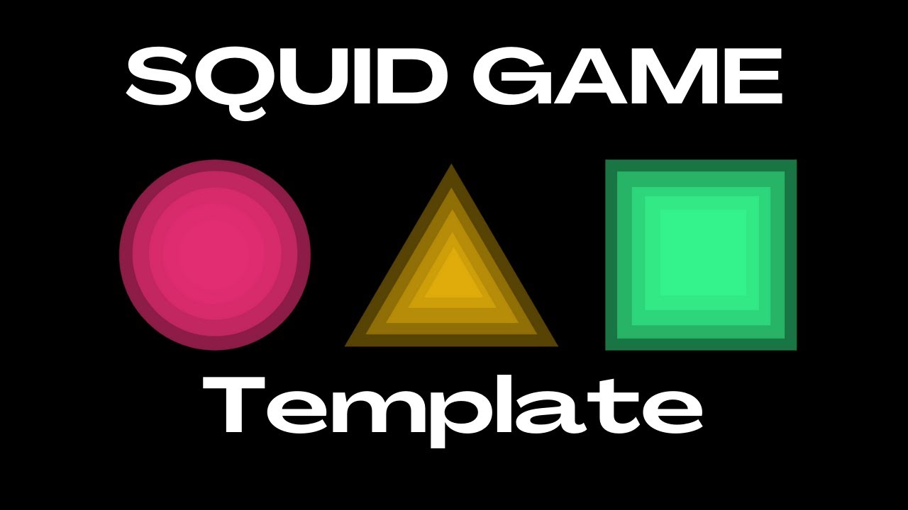 Squid Game PowerPoint Template YouTube