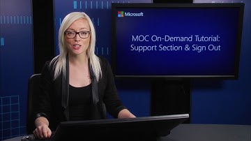 MOC On Demand Video Tutorial: Support