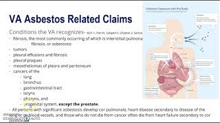 Celebrity Components of Asbestos Disease for VA Claims Profile