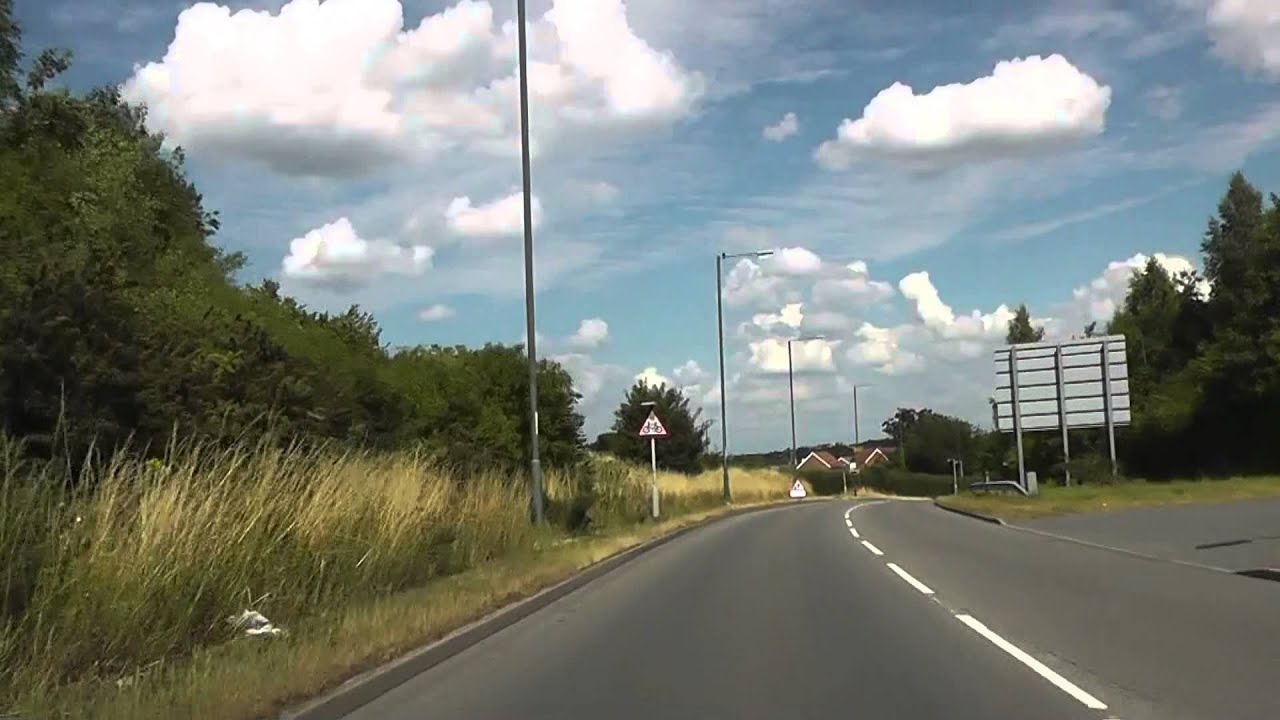 Driving On Tudor Way, Bromyard Road, Watery Lane & Bransford Road, Worcester, Worcestershire, UK