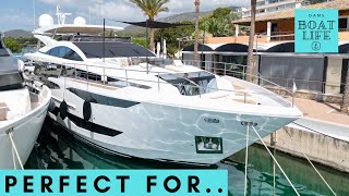 Pearl 95 - This yacht gives you options! - Detailed walkthrough