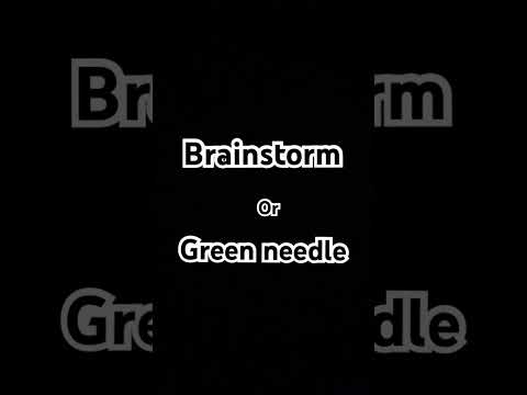 Brainstorm or green needle by Lucero Cruz