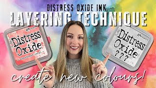 Distress Oxide Ink Layering Technique - with ABANDONED CORAL