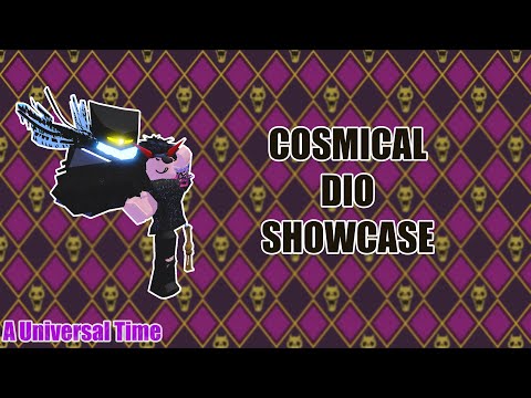Cosmical Dio Showcase A Universal Time Youtube - roblox a universal time dio the world alternate universe