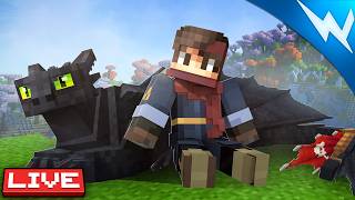 BUILDING A GIANT BEWILDERBEAST NEST IN HARDCORE HTTYD IN MINECRAFT! (Hardcore Series)