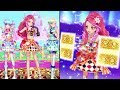 アイカツスターズ！エルザ フォルテ&レイ&きららでForever Dream・むずかしい（3人ユニット）・パッションヴィーナスコーデ，スカイヴィーナス，ミルキーヴィーナス　※グレードチェンジ発生