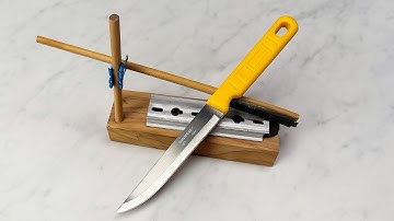 How to sharpen any knife into a razor in 3 minutes