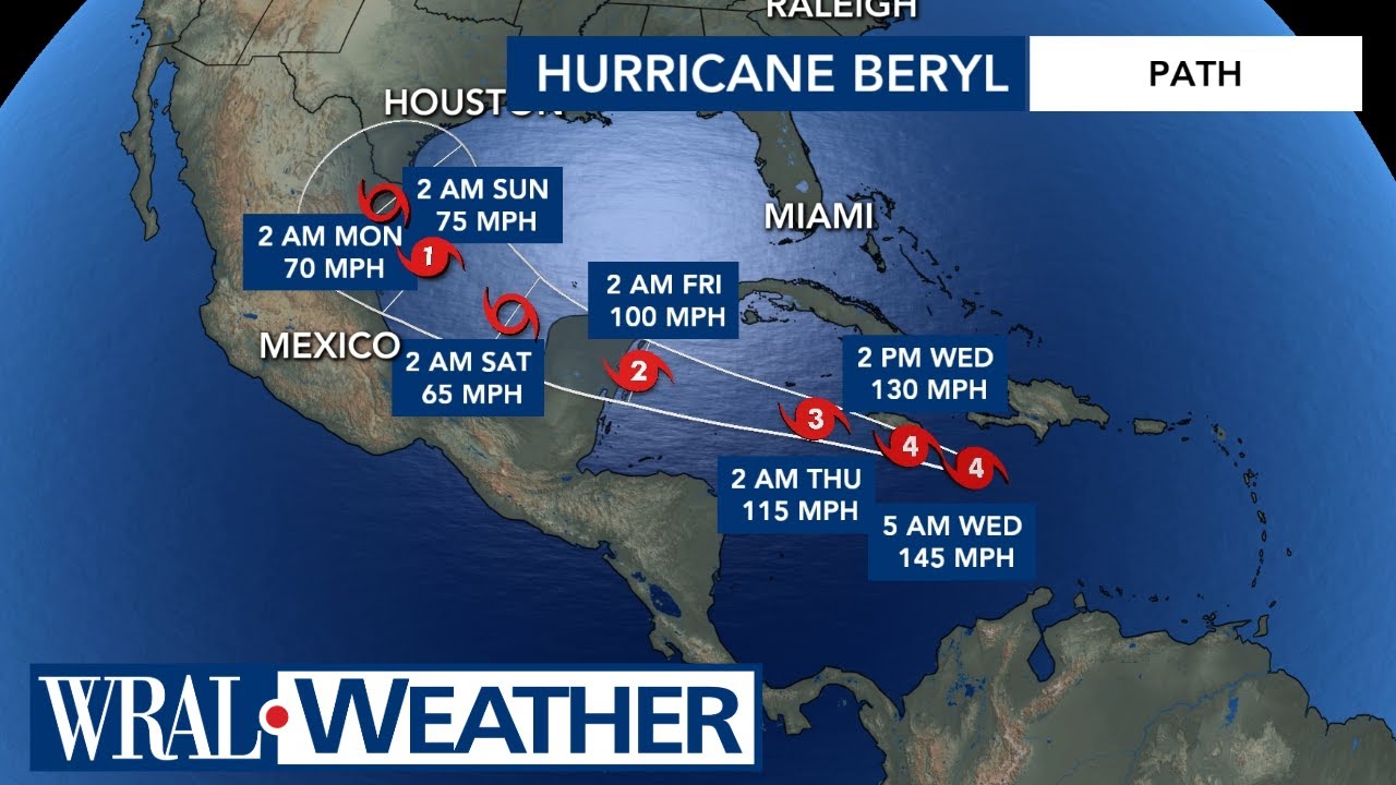 Hurricane Beryl roars toward Jamaica after killing at least 6 people in ...