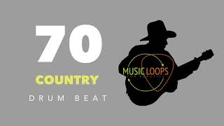 70 bpm Country rock Drum beat