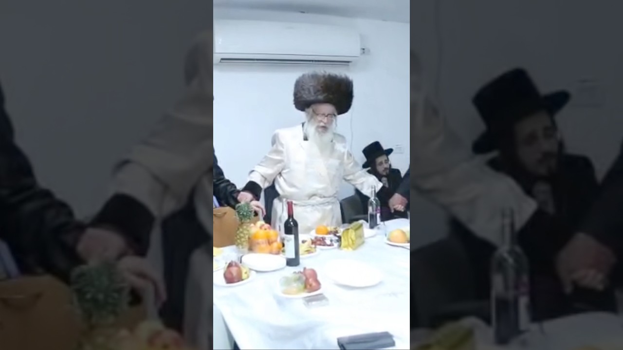 טיש ט״ו בשבט בחצר הקודש טורקא