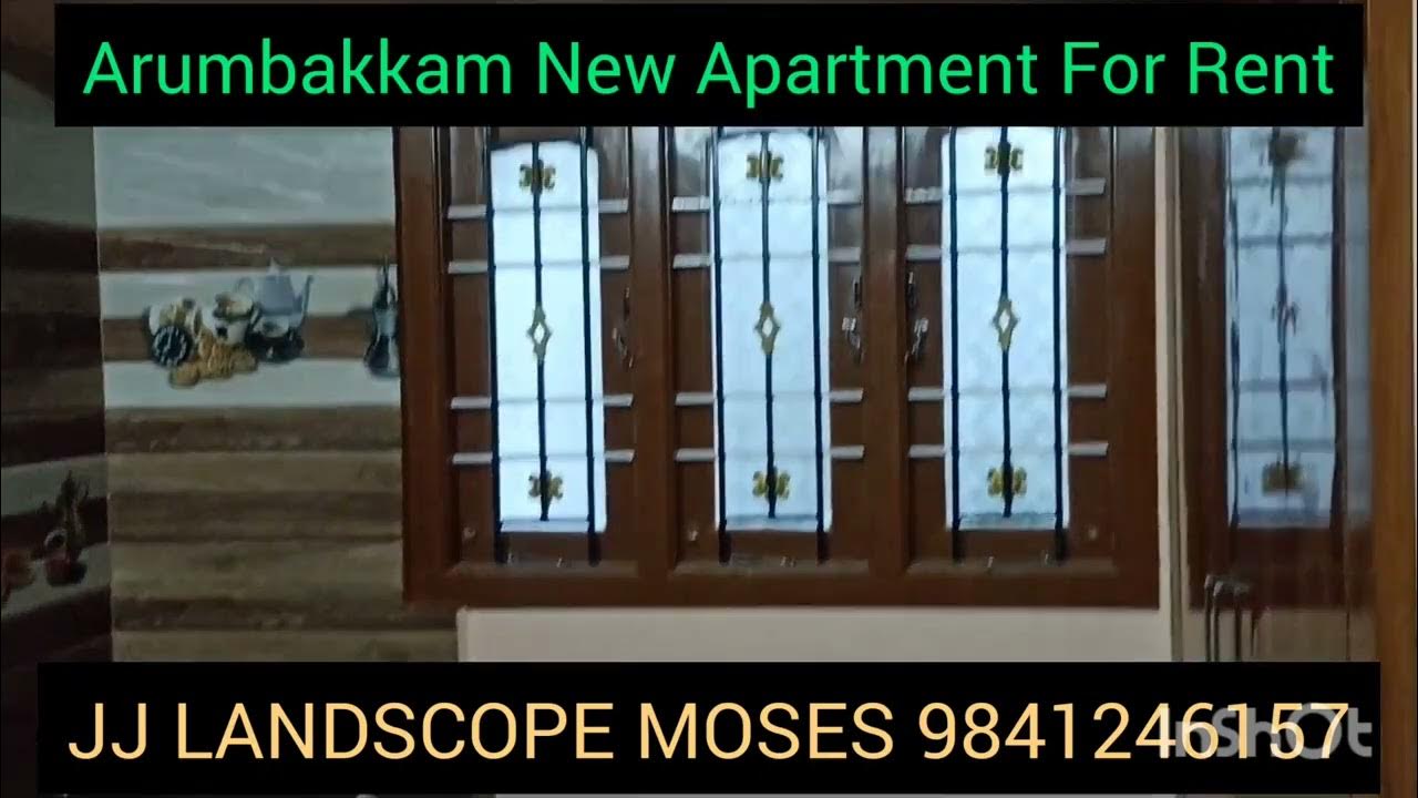 Apartment for Rent At Jai Nagar Arumbakkam IDNO;1695 YouTube