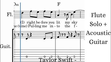 Taylor Swift - The Fate of Ophelia | Flute Solo sheet music 🎵