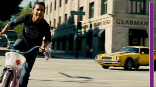 Sam chased by BumbleBee