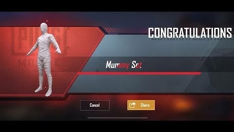 Pubg redeem code get free mummy set an more