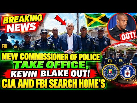 Breaking New's New Commissioner Of Police Announced Kevin Blake & Andrew Holness Exposed FBI Search