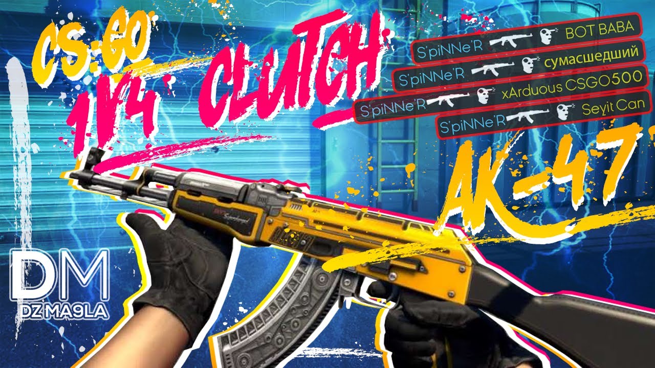 CSGO Spray King! 1v4 YouTube