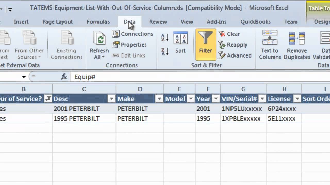 Equipment List, where to buy it and how to put it on